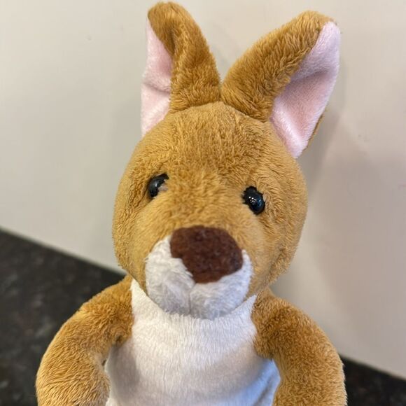 Ganz Webkinz Kangaroo HM180 Plush Stuffed Animal Beanie 9" No Code - Picture 2 of 8